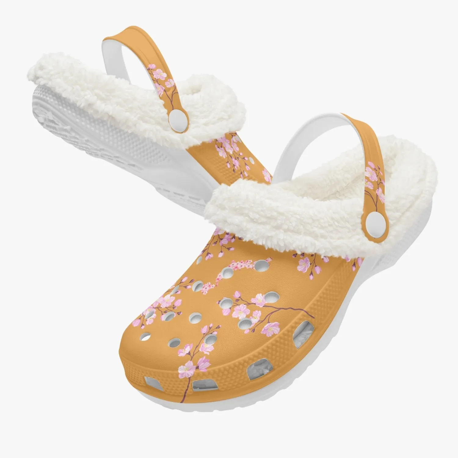 Golden Leaves & Sakura Clogs