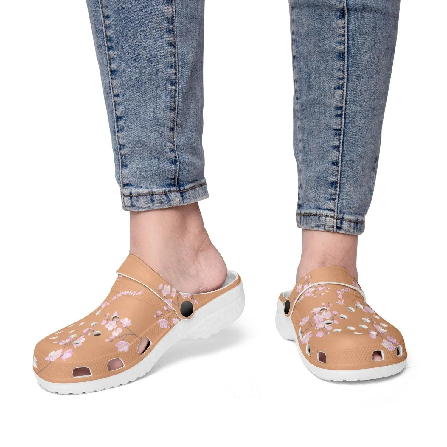 Golden Leaves & Sakura Clogs