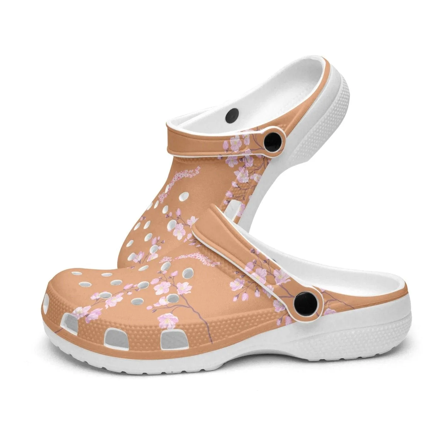 Golden Leaves & Sakura Clogs