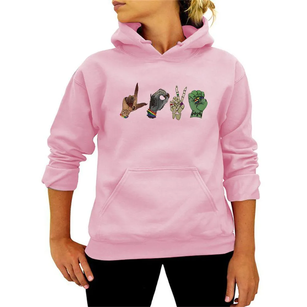 Graphic Hoodies Hands