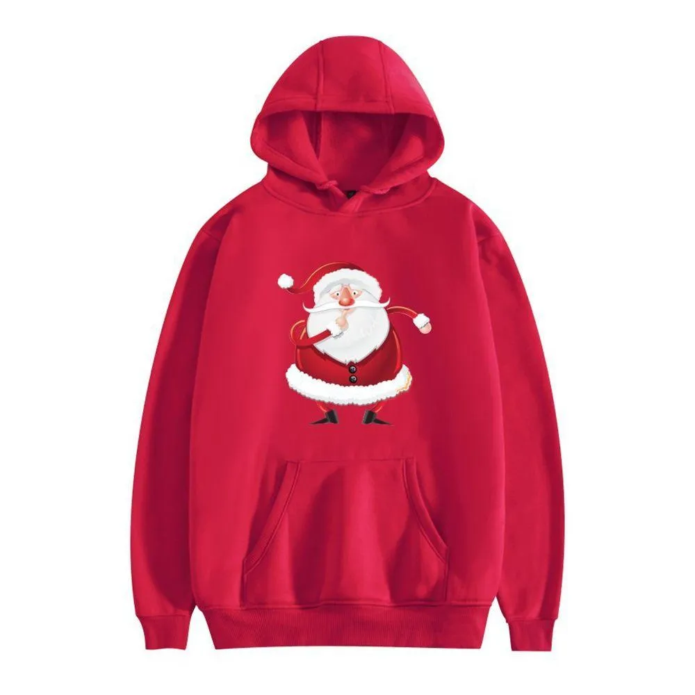 Graphic Hoodies Happy Santa Claus
