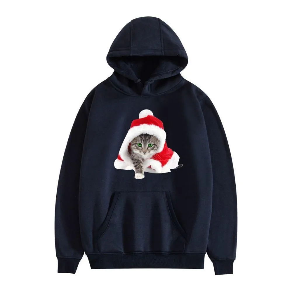 Graphic Hoodies Happy Santa Claus