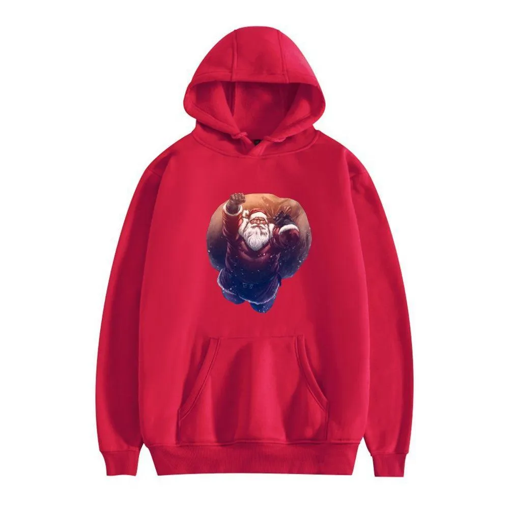 Graphic Hoodies Happy Santa Claus