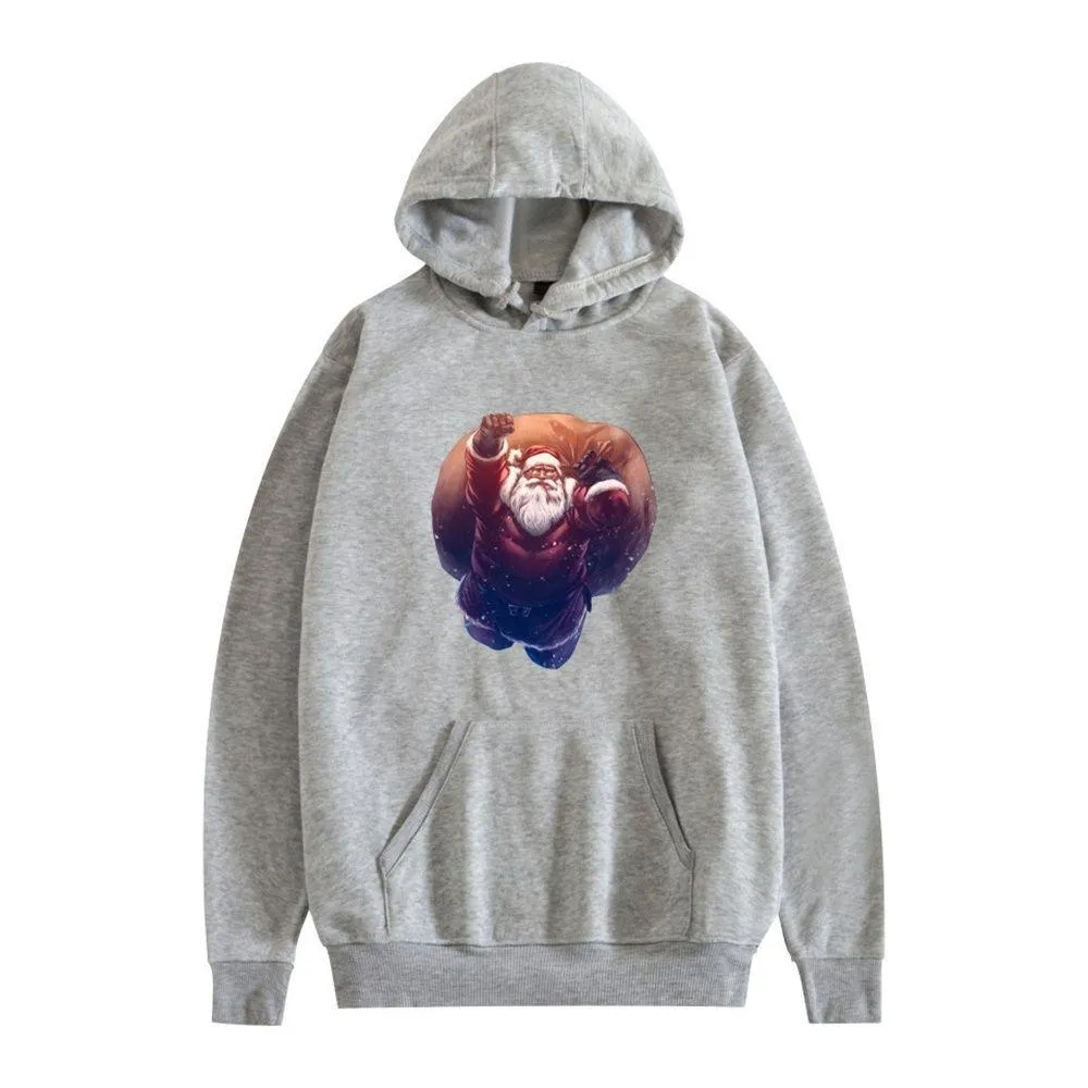 Graphic Hoodies Happy Santa Claus