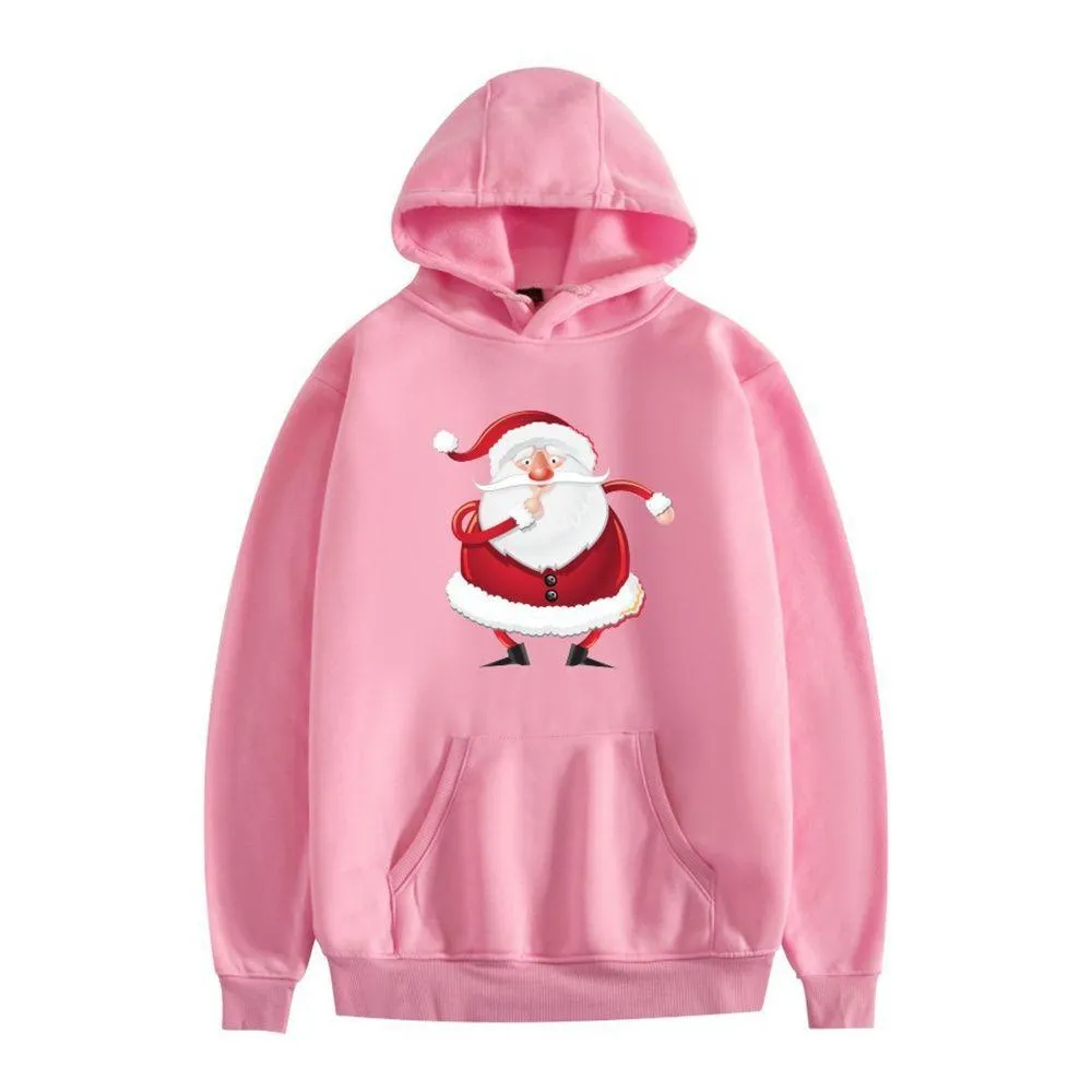 Graphic Hoodies Happy Santa Claus