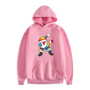Graphic Hoodies Happy Santa Claus