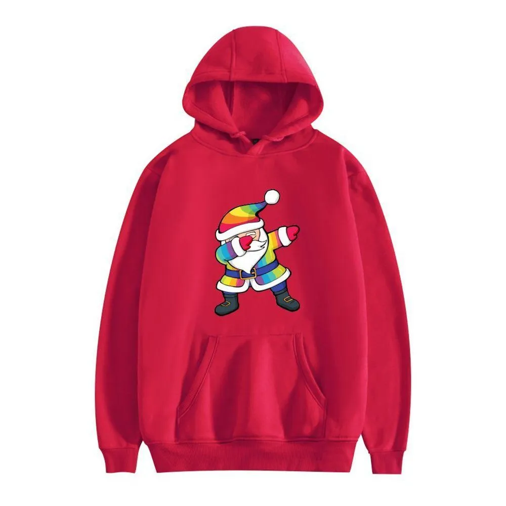 Graphic Hoodies Happy Santa Claus