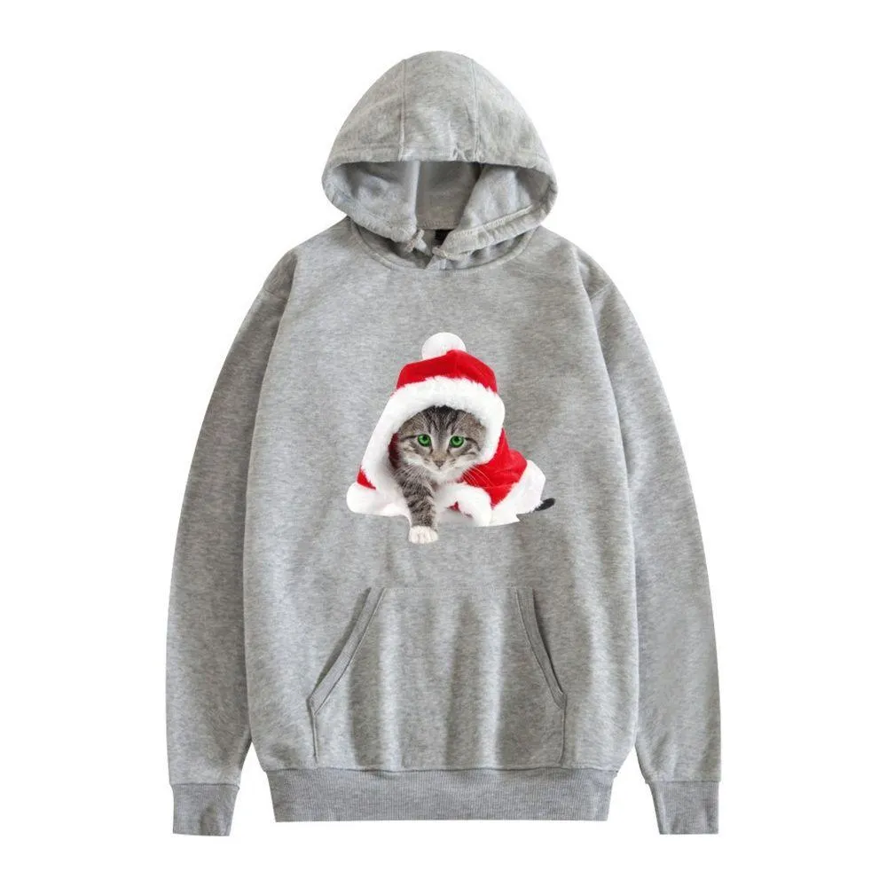 Graphic Hoodies Happy Santa Claus