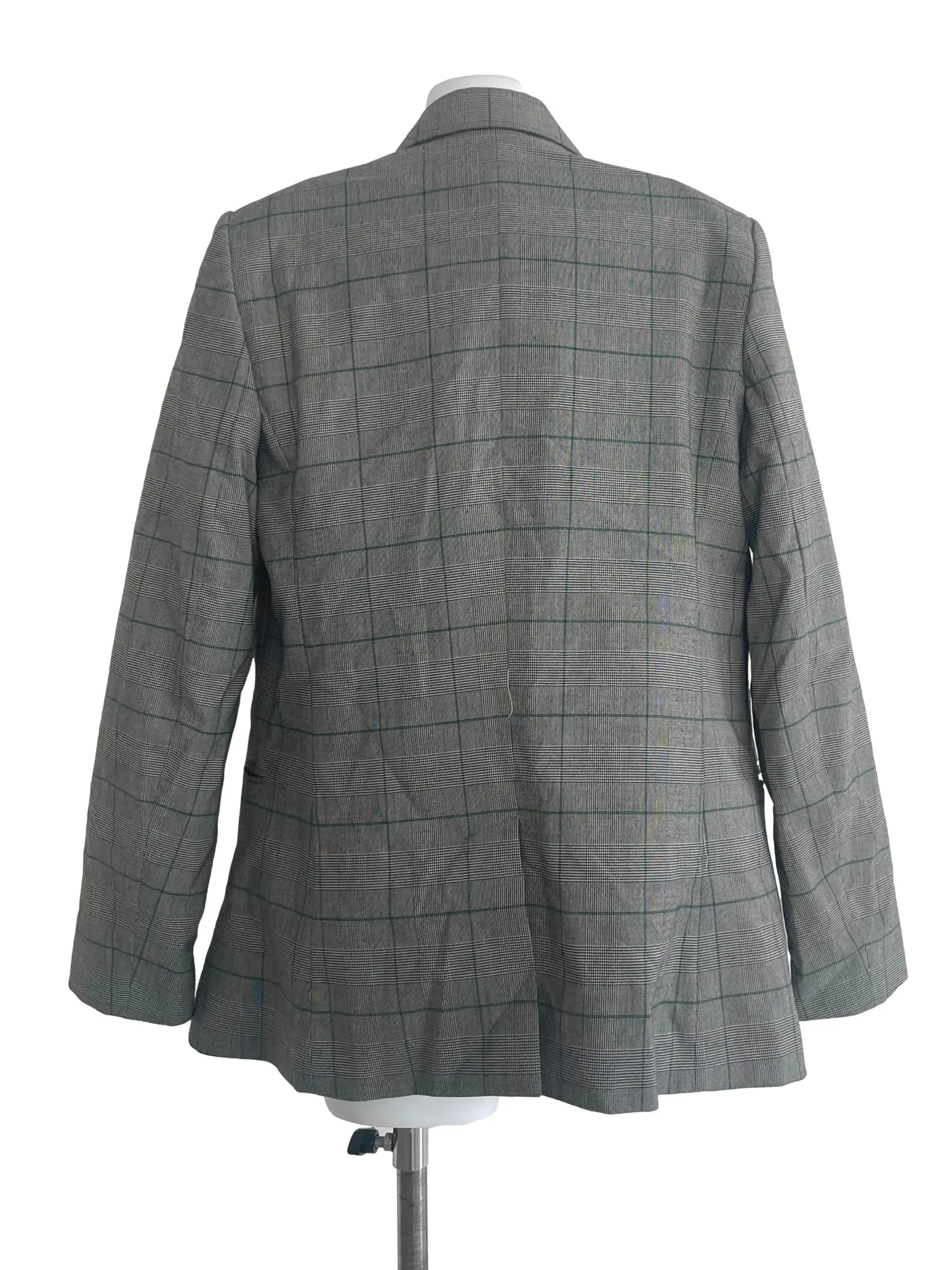 Grey Checked Blazer