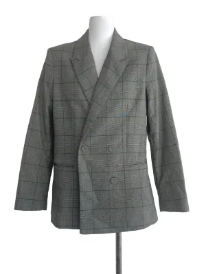 Grey Checked Blazer