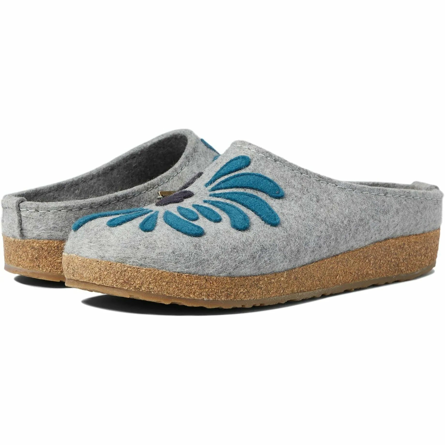 Haflinger Blooming Wool Clogs