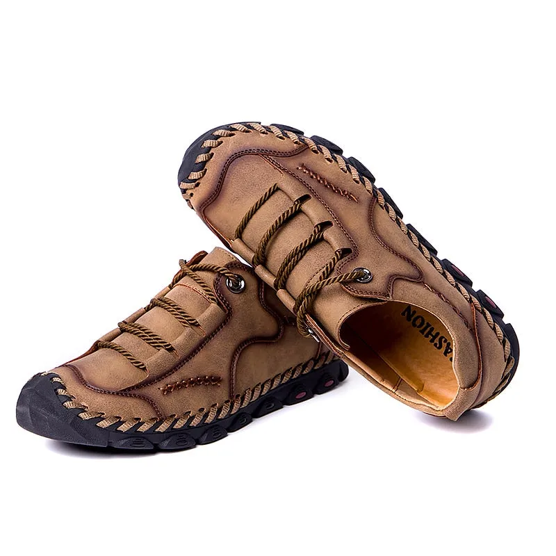 Handmade Vintage Laced Moccasins