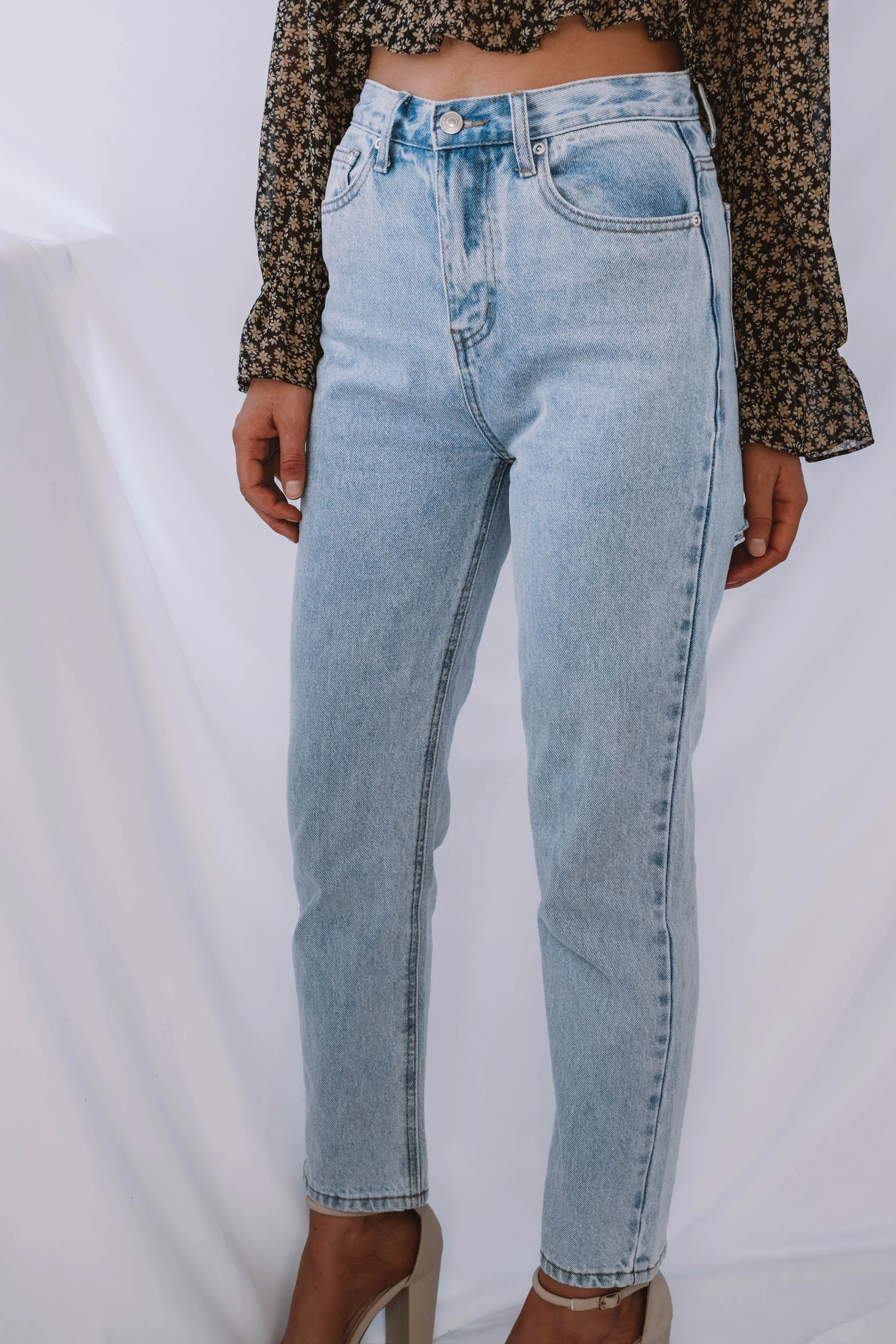Harrison Slim Boyfriend Jean