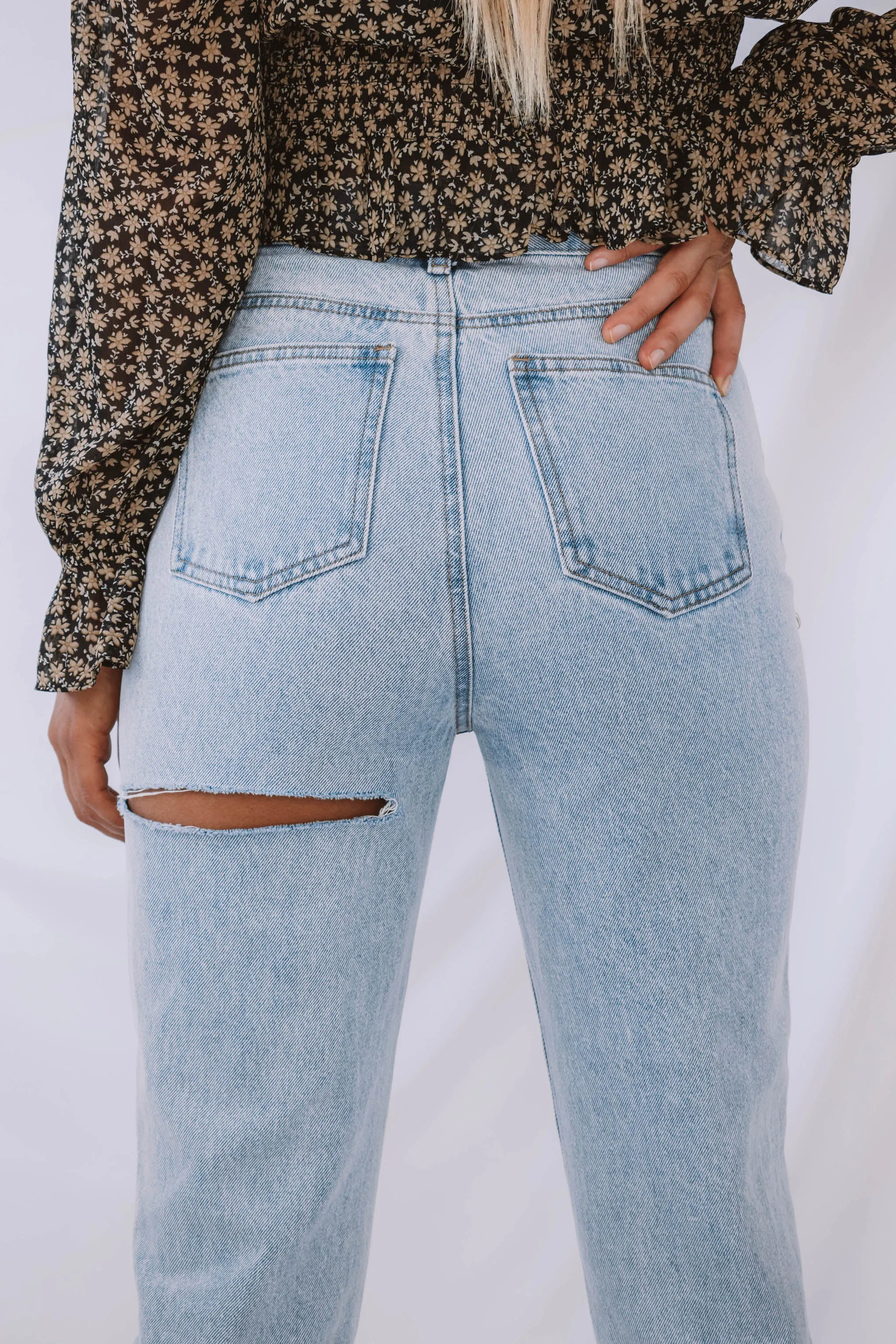 Harrison Slim Boyfriend Jean