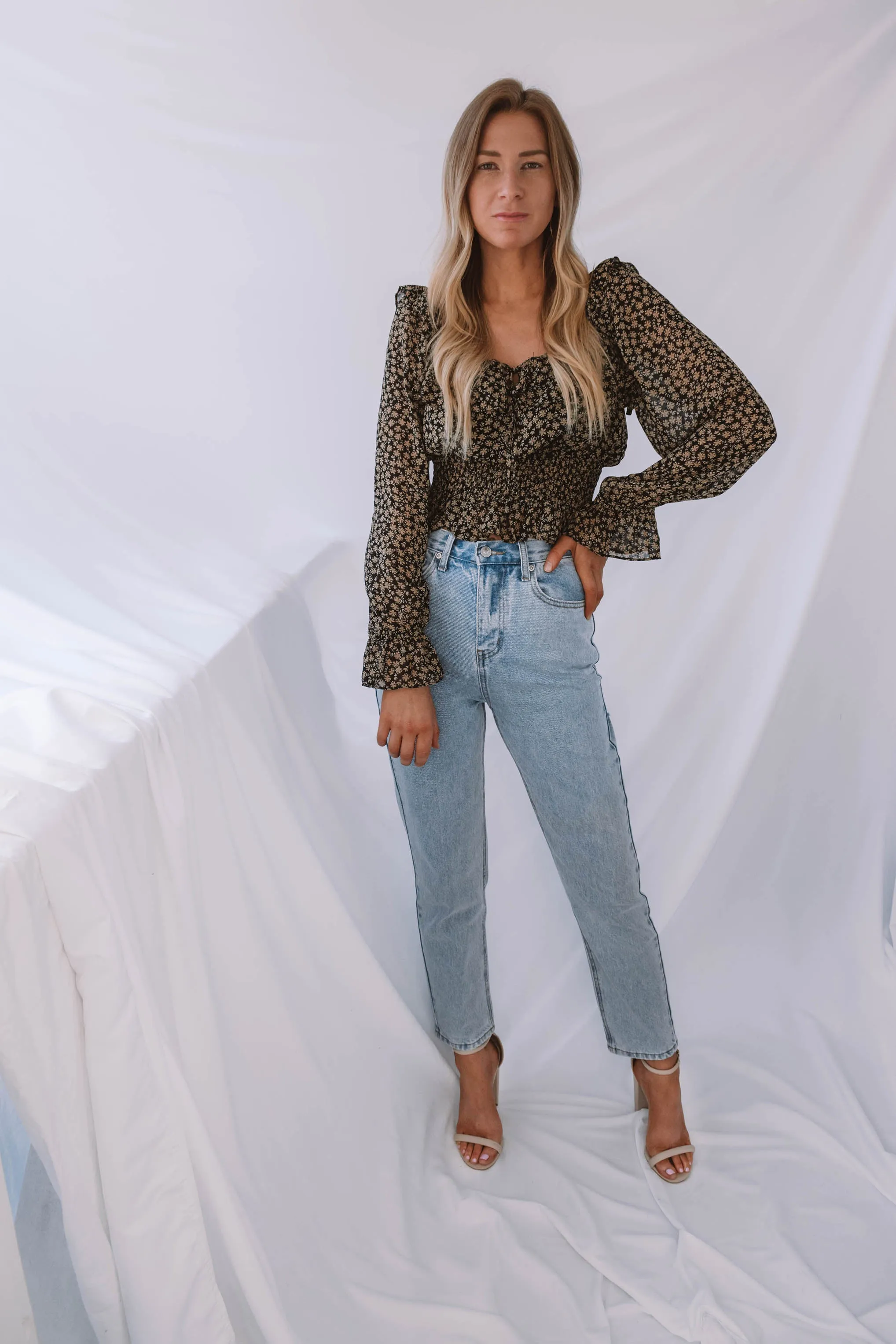 Harrison Slim Boyfriend Jean