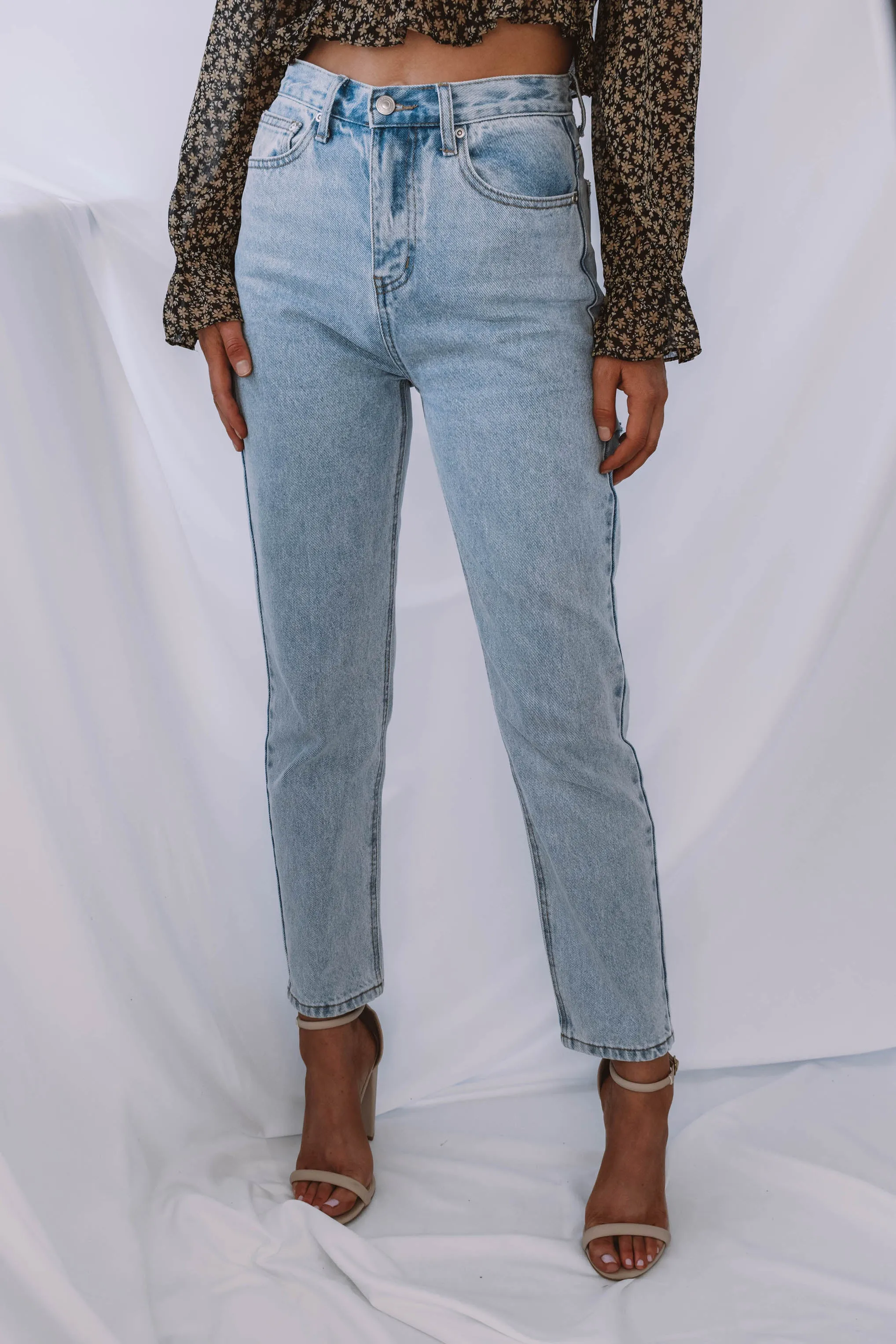 Harrison Slim Boyfriend Jean