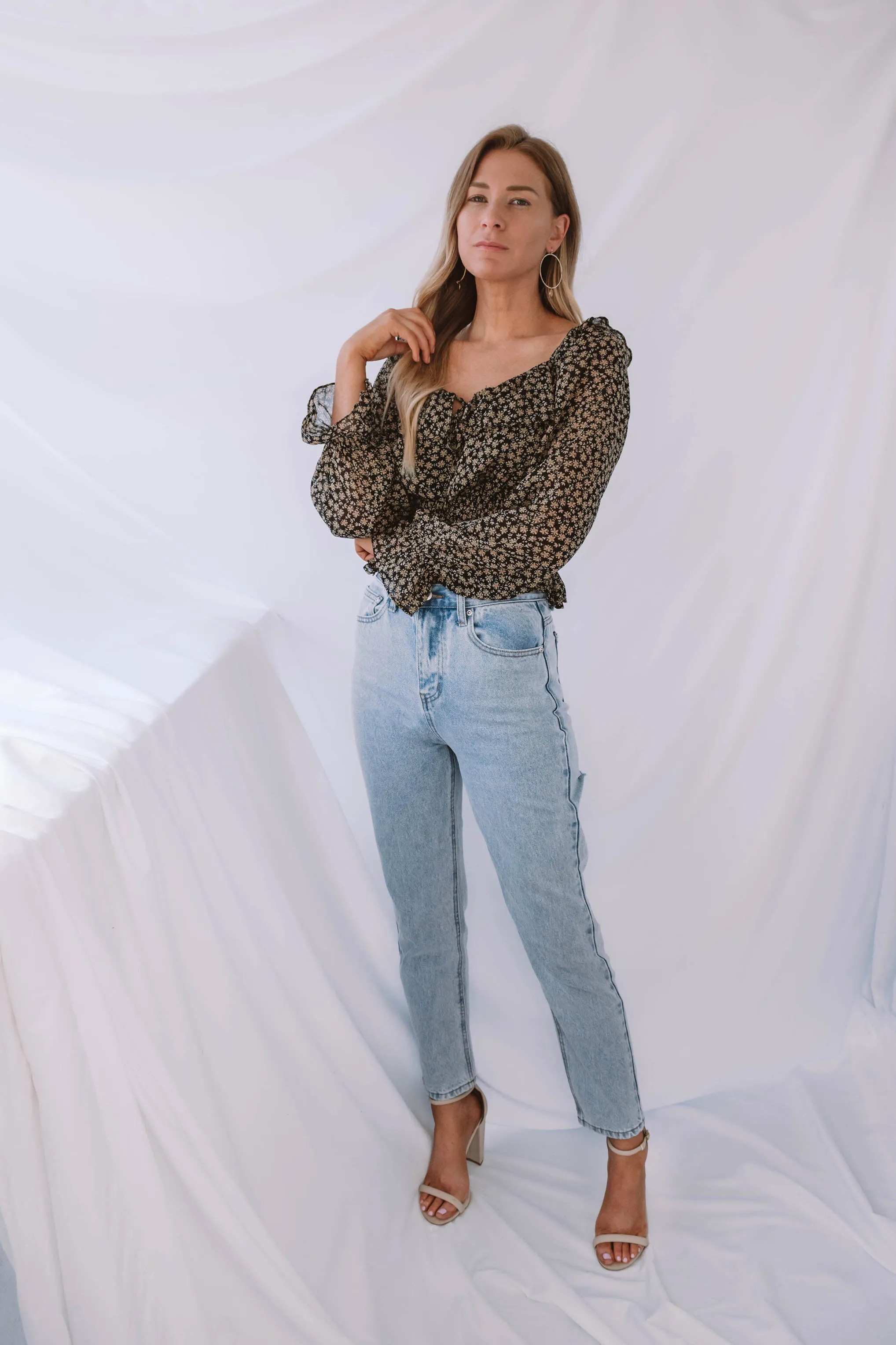 Harrison Slim Boyfriend Jean