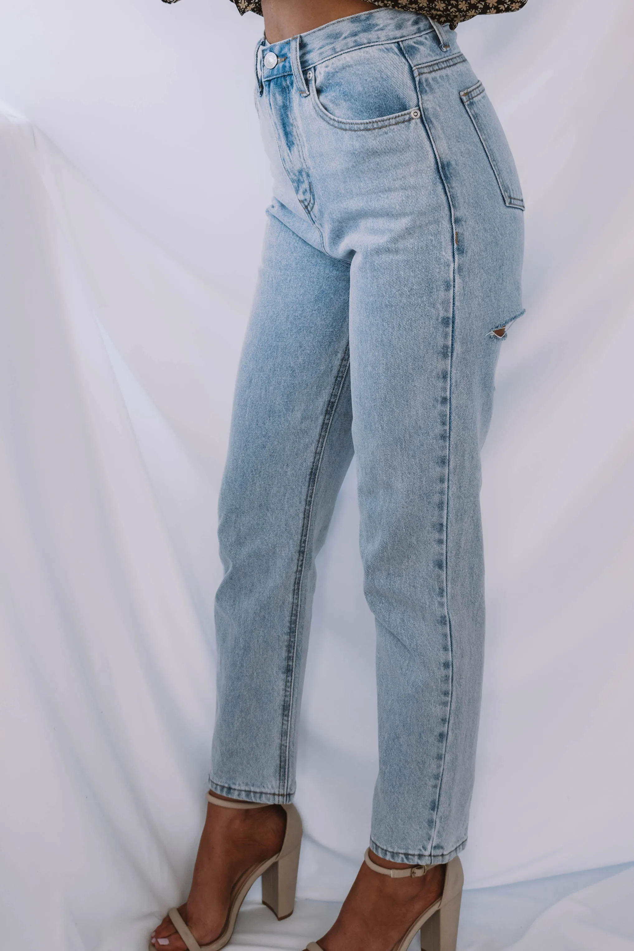 Harrison Slim Boyfriend Jean