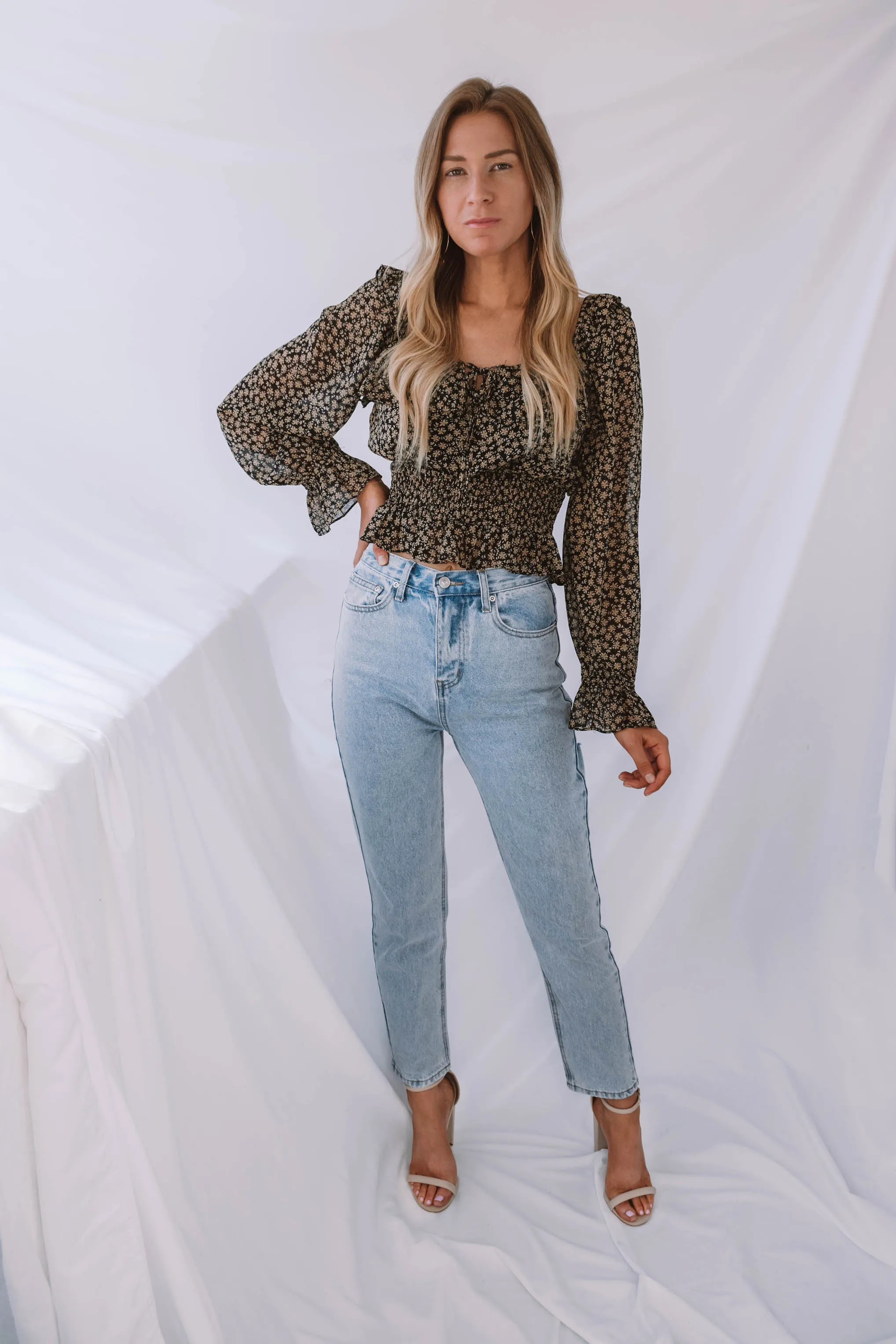 Harrison Slim Boyfriend Jean