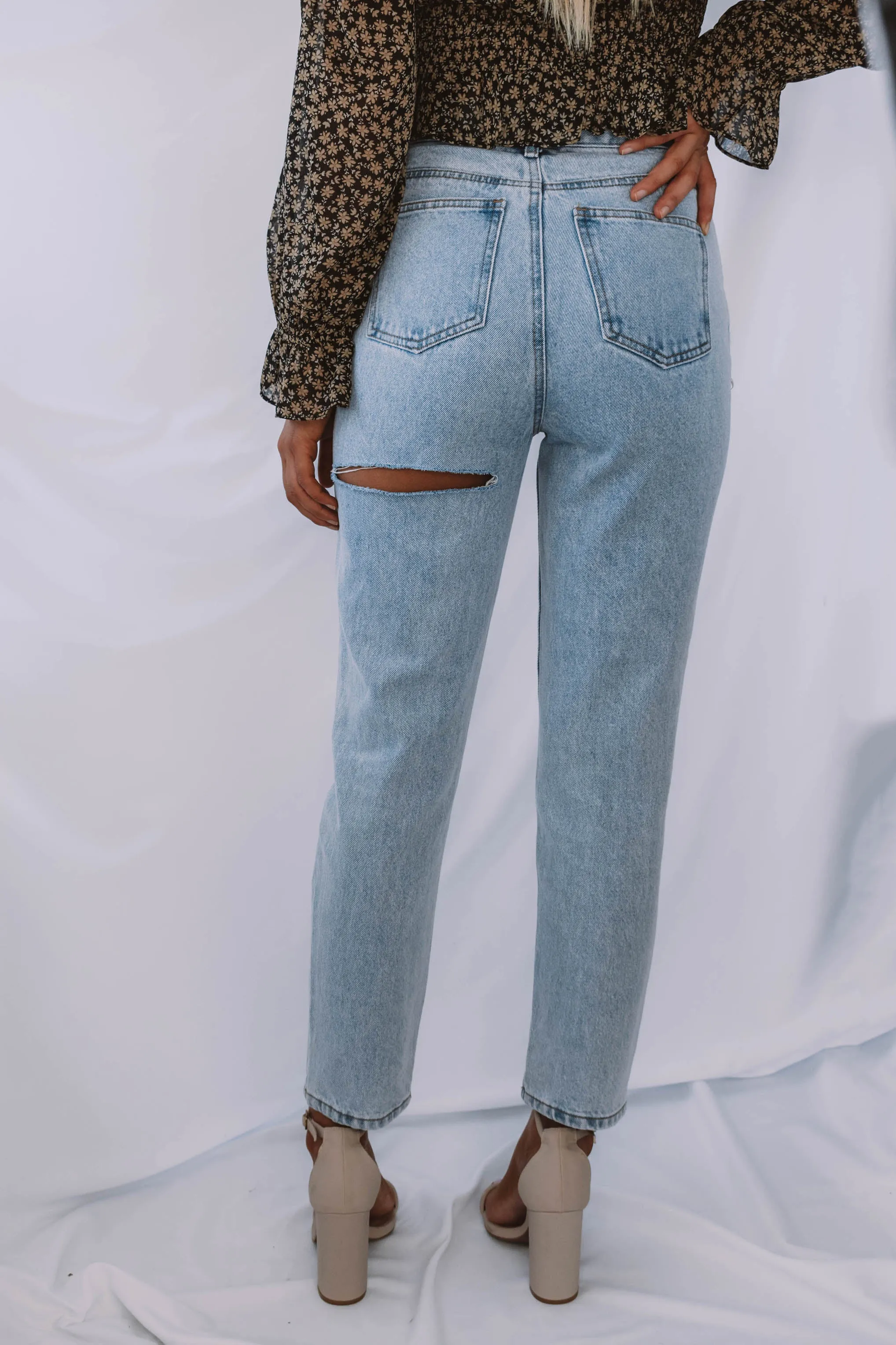 Harrison Slim Boyfriend Jean