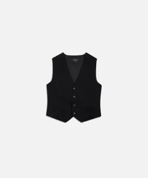 Henlow Tailored Vest - Black