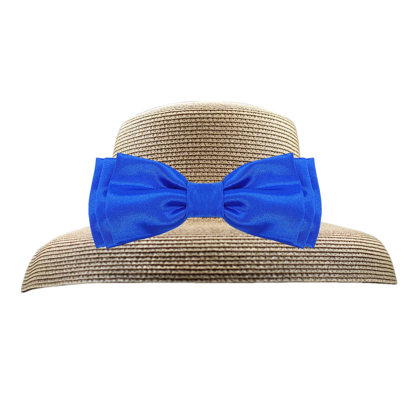 Hepburn Hat with Petite Brim with Interchangeable Bows & Flowers