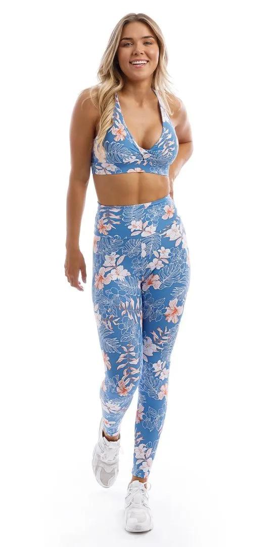 Hibiscus Kiss Scrunch Bum Leggings