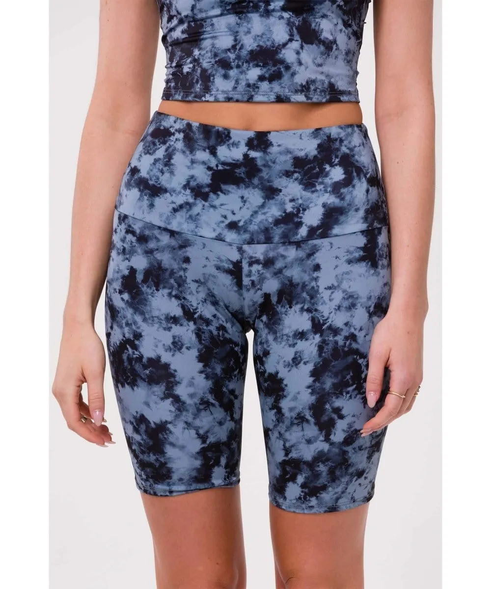 High Rise Bike Short Moonstone Wash