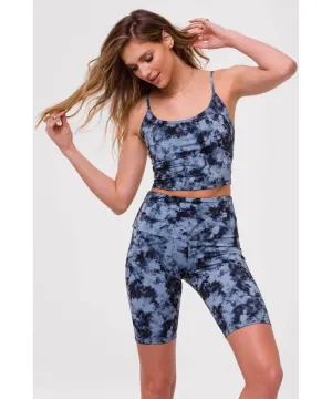 High Rise Bike Short Moonstone Wash