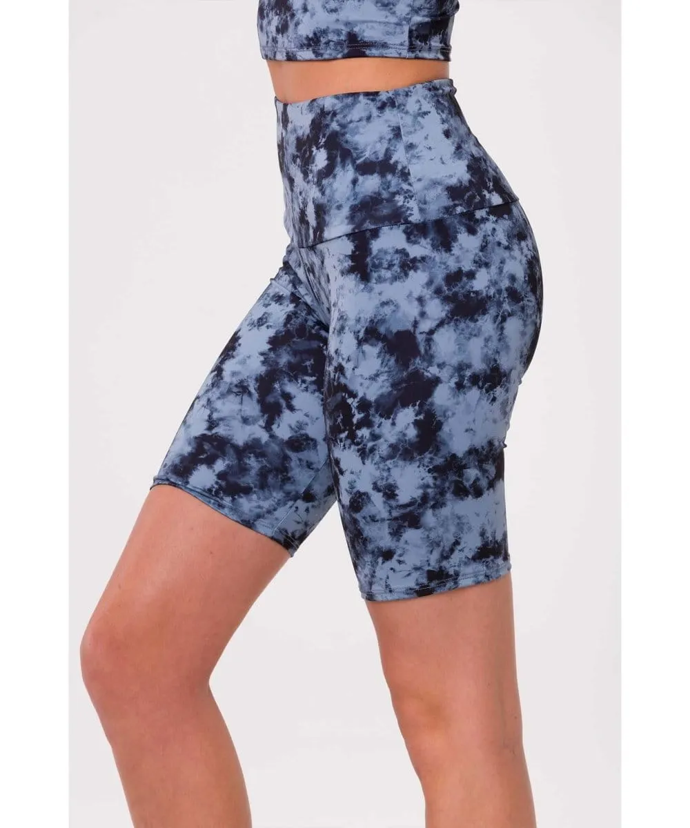 High Rise Bike Short Moonstone Wash