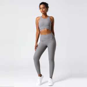 High Waist Hip Lift High Elastic Tight Yoga Set
