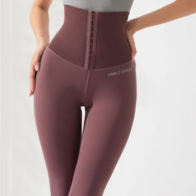 High waist tights ninth women yoga pants Fitness gym workout seamless sports leggings Black running activewear trousers female