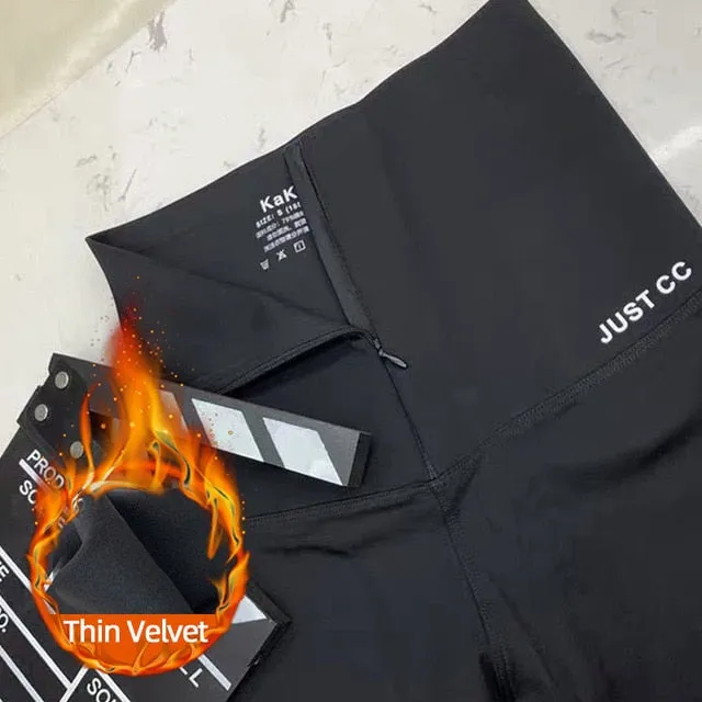 High waist tights ninth women yoga pants Fitness gym workout seamless sports leggings Black running activewear trousers female