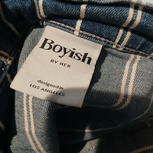 HOST PICK! Boyish Striped Jeans / The Carter / They Made Me a Criminal / Size 29
