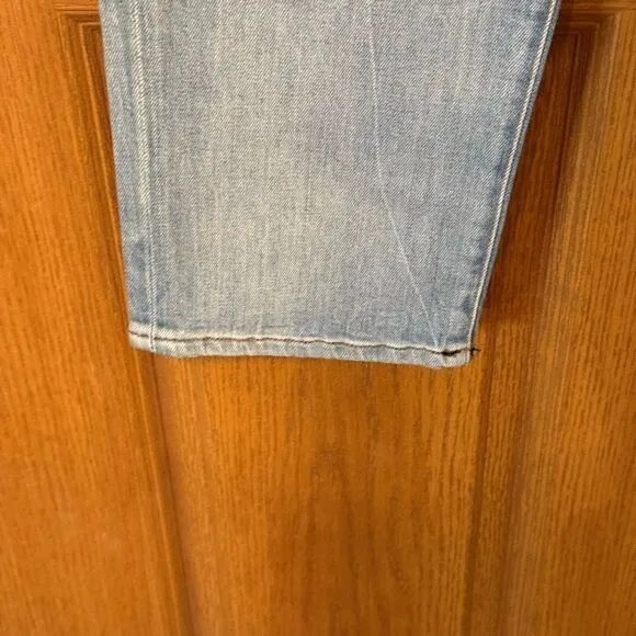 Hudson High Rise Zoeey Straight Crop Denim Jean Size 29
