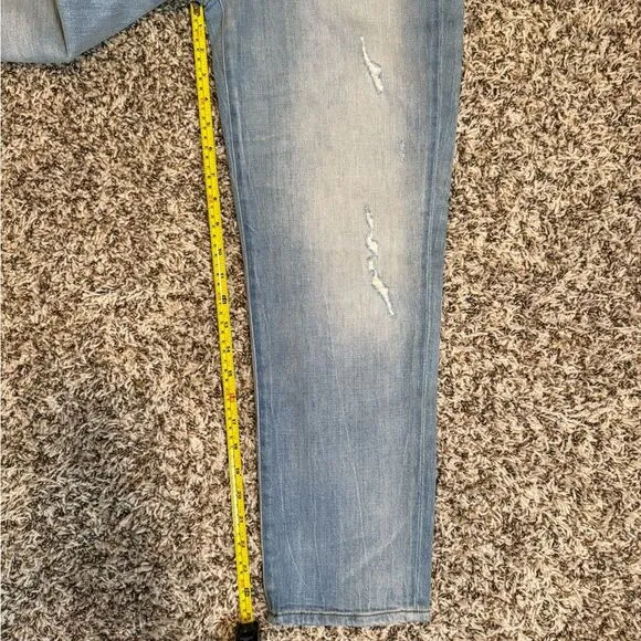 Hudson High Rise Zoeey Straight Crop Denim Jean Size 29