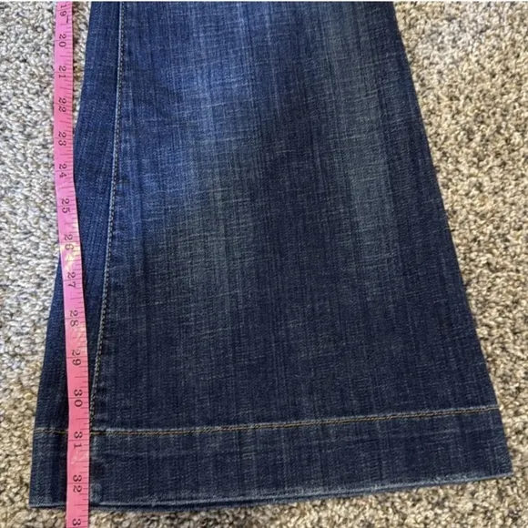 Hudson Low Flare Jeans Nordstrom Exclusive Light Stretch Denim Distressed 29