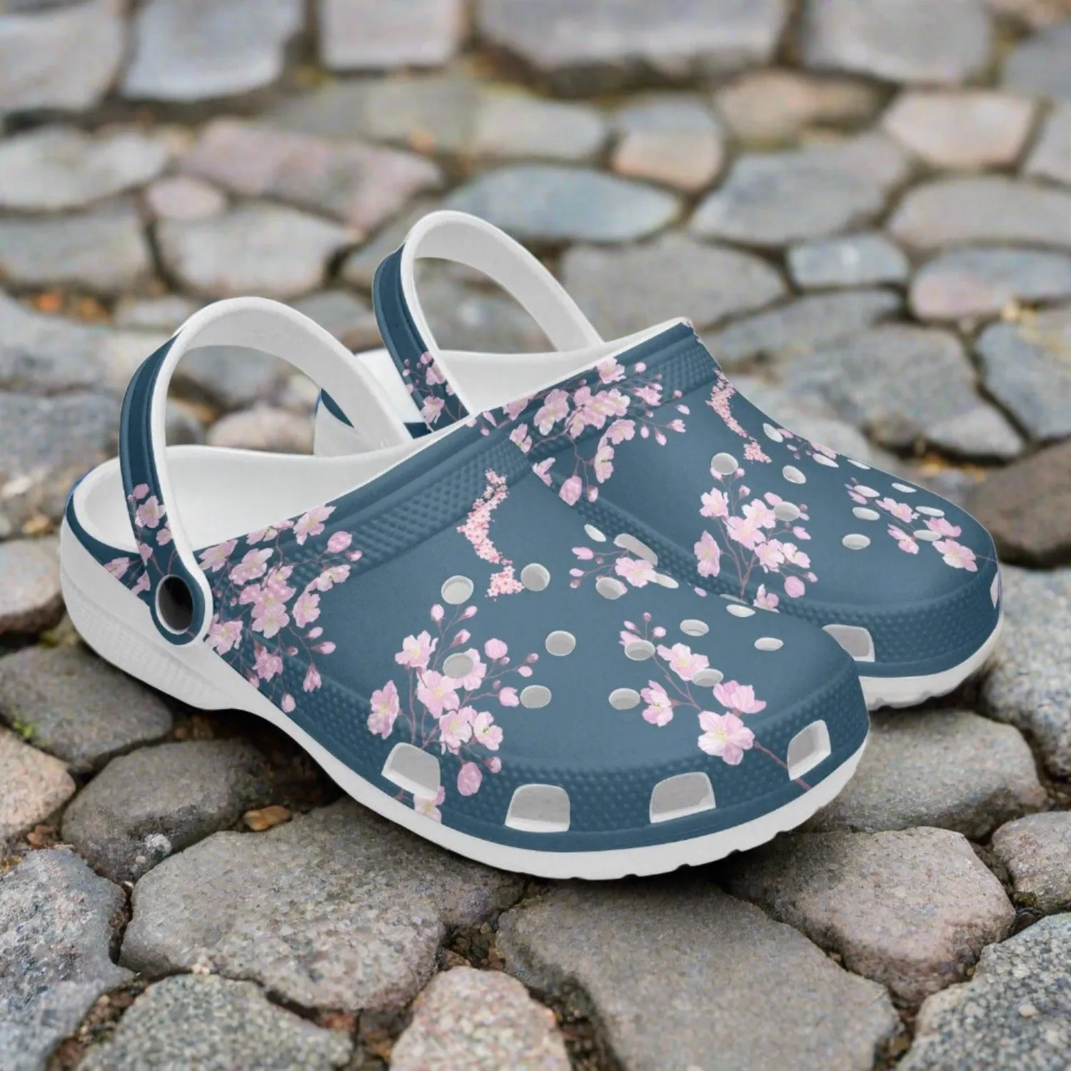 Indigo & Sakura Clogs