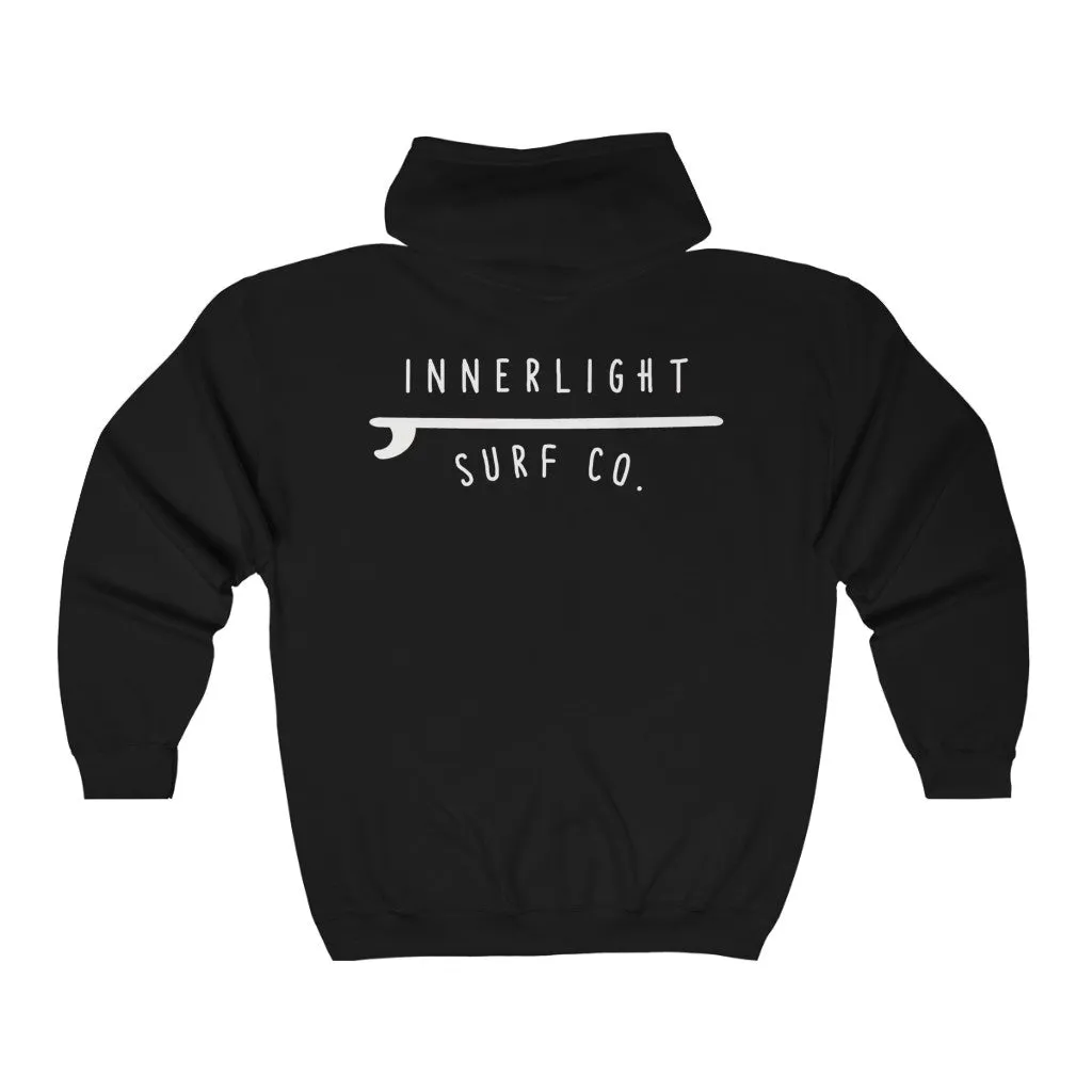 Innerlight Surf Co. Unisex Full Zip Hooded Sweatshirt