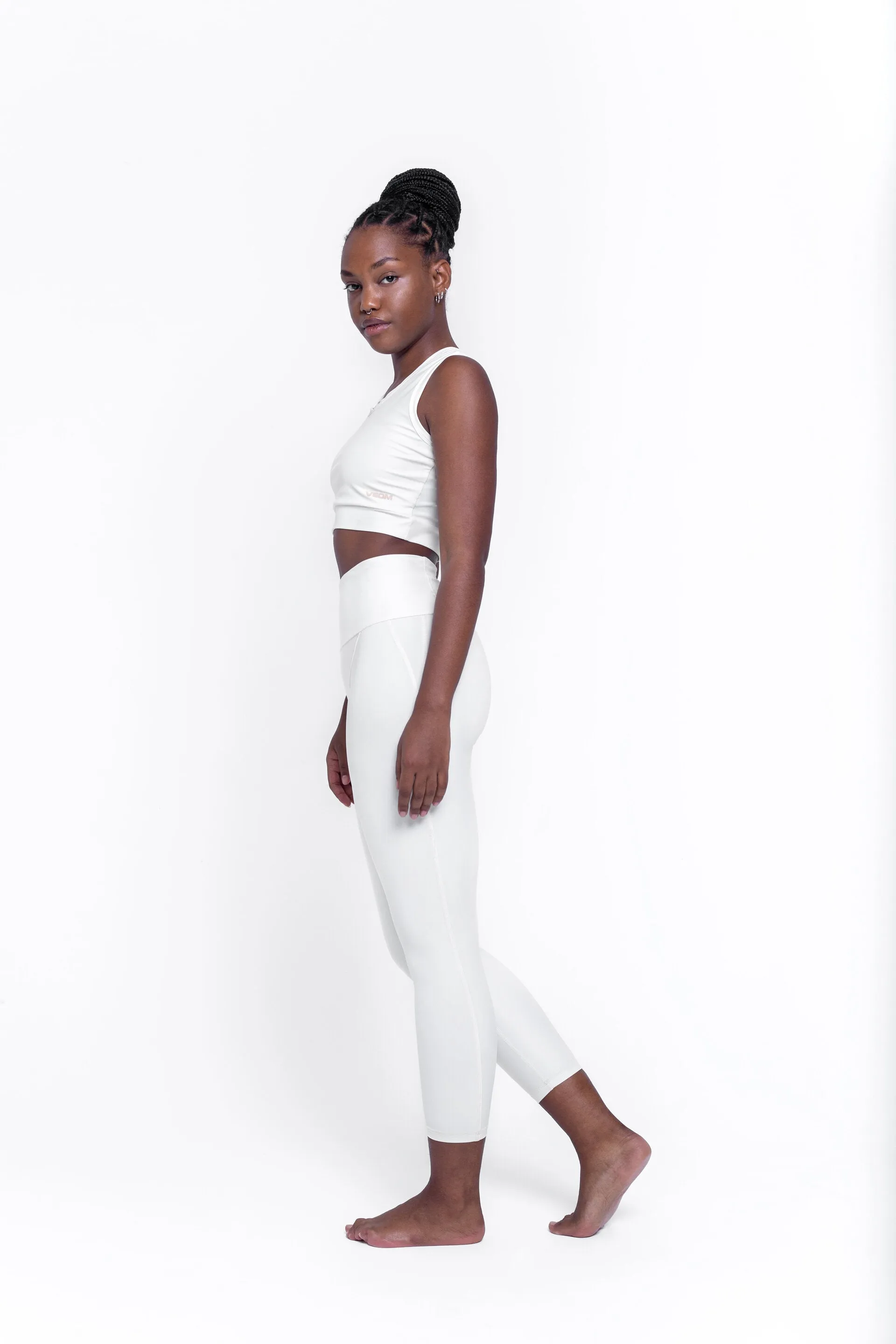 Ivory Activewear Set - Leggings and Bra