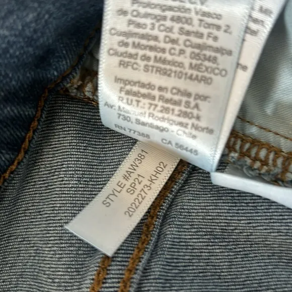 J. Crew High Rise Raw Hem Distressed‎ Skinny Jeans