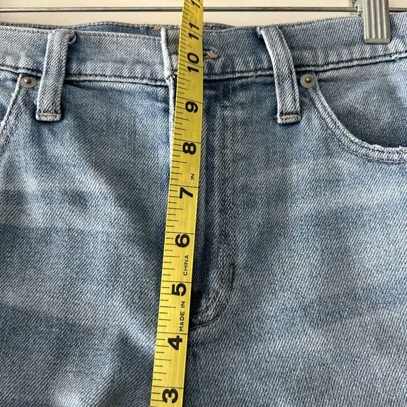 J Crew Slouchy Boyfriend Norwich Wash Denim Jeans Womens 29 Floral Leg Patch