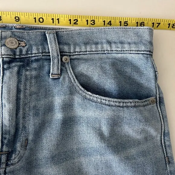 J Crew Slouchy Boyfriend Norwich Wash Denim Jeans Womens 29 Floral Leg Patch