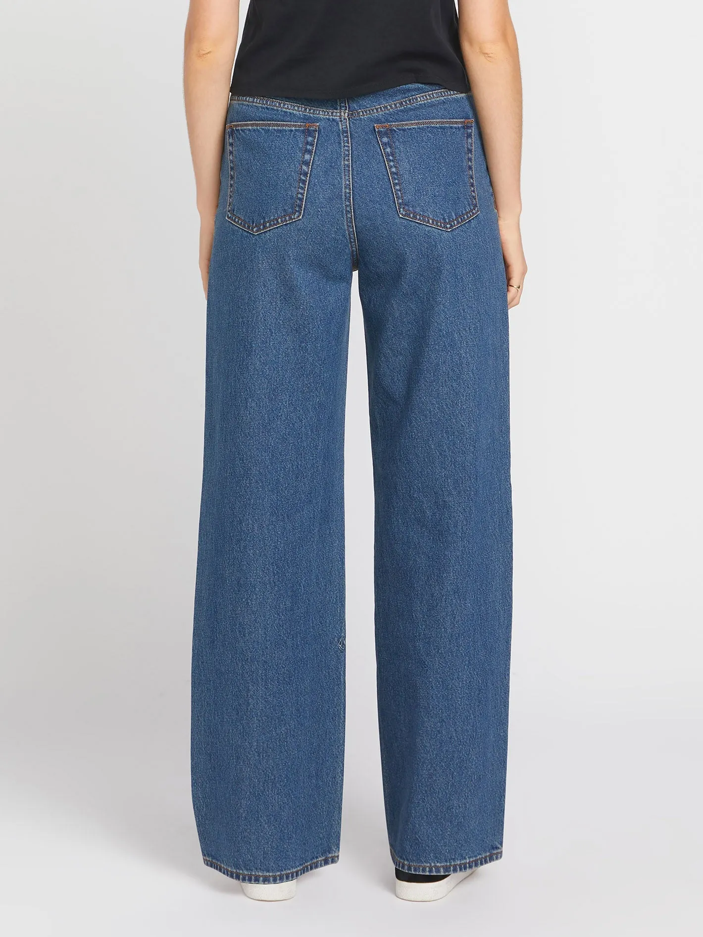 Jean Stoned Boyfriend High Rise - INDIGO RIDGE WASH