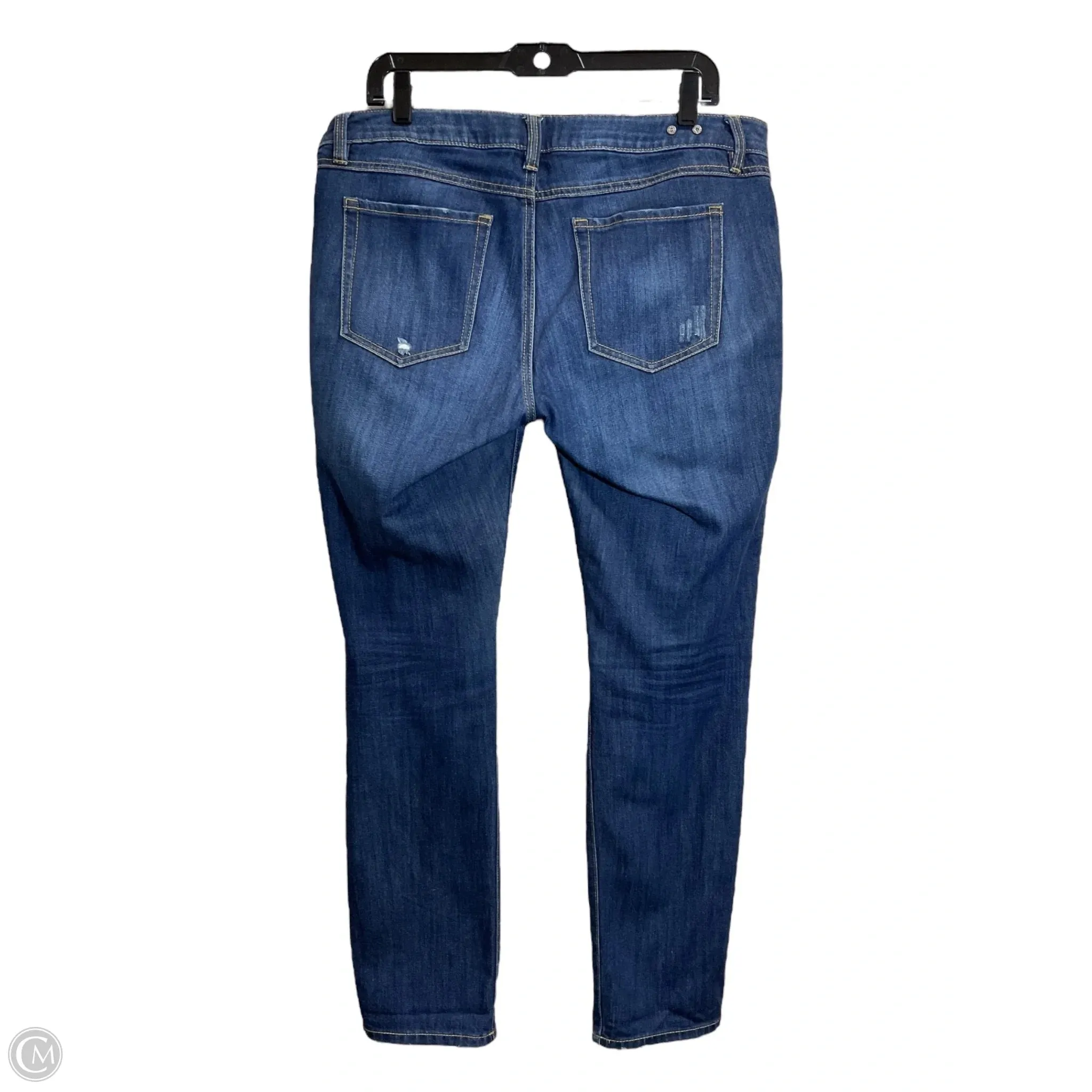 Jeans Boyfriend By Cabi In Blue Denim, Size: 10