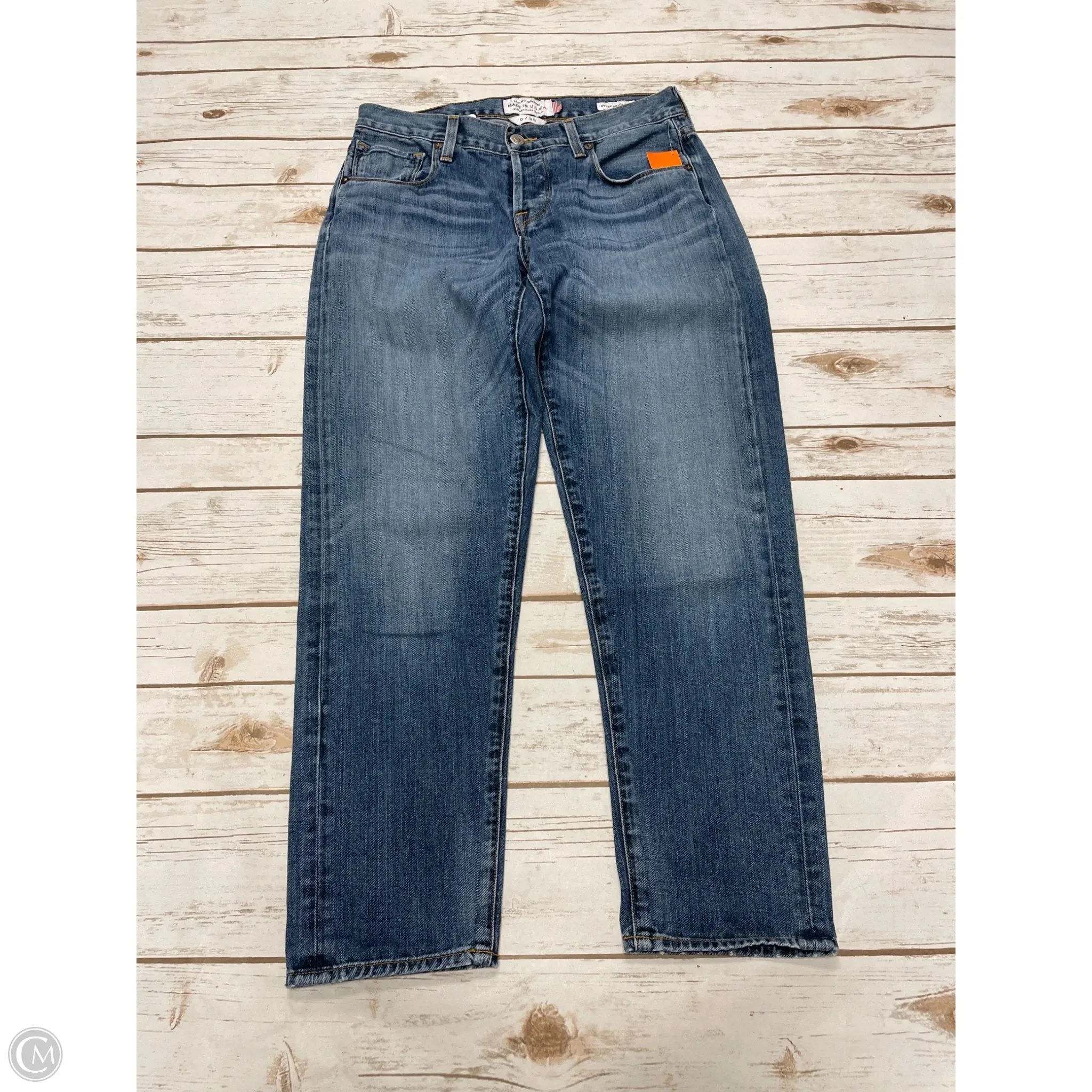 Jeans Boyfriend By Lucky Brand In Blue Denim, Size: 0