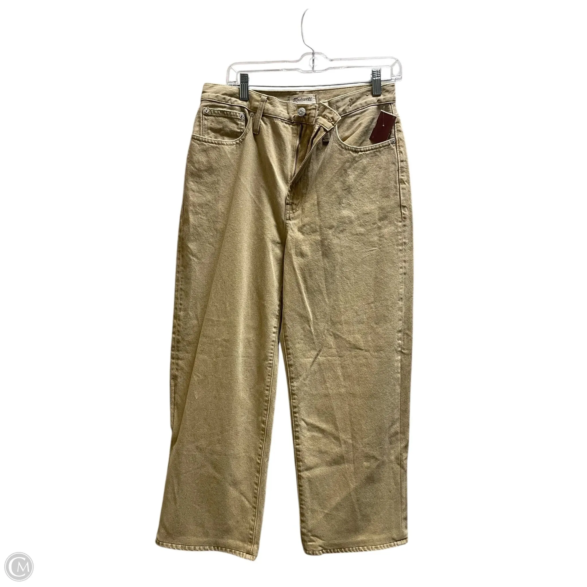 Jeans Boyfriend By Madewell In Tan, Size: 10