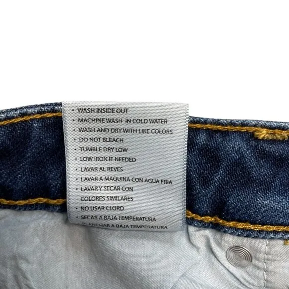 KANCAN JEANS MILAN HIGH RISE MOM SIZE 5/26 DISTRESSED KC9197D RELAXED FIT NWT