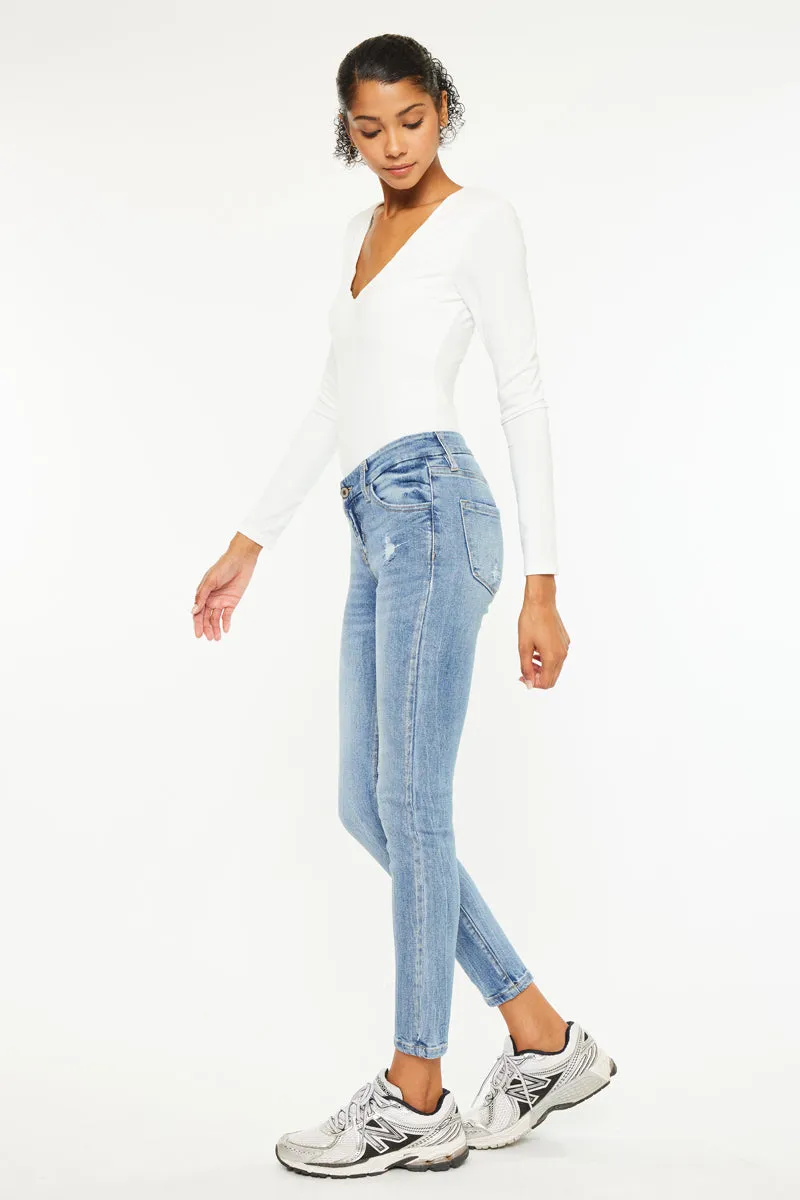 Kira Mid Rise Ankle Skinny