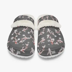 Koi Fish Winter Grey Clogs